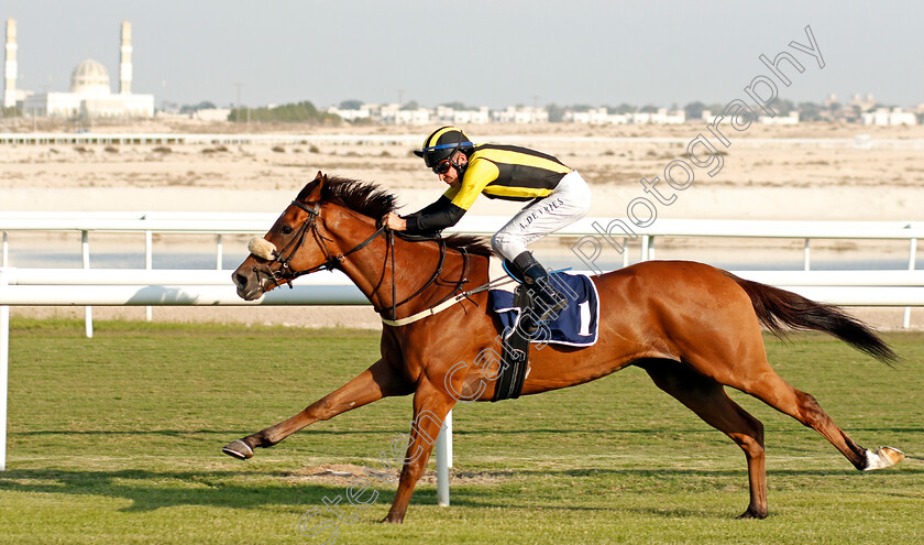 Al-Tariq-0004 
 AL TARIQ (Adrie de Vries) wins The Batelco Cup
Rashid Equestrian & Horseracing Club, Bahrain, 20 Nov 2020 - Pic Steven Cargill / Racingfotos.com