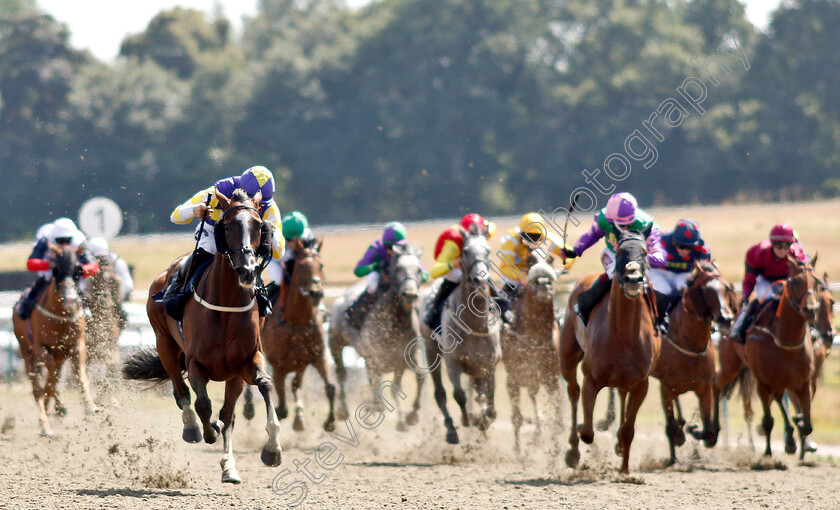 Rocksette-0001 
 ROCKSETTE (Harry Bentley) wins The Visit attheraces.com Selling Handicap
Lingfield 24 Jul 2019 - Pic Steven Cargill / Racingfotos.com