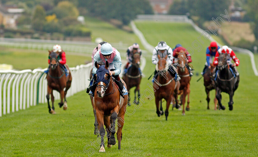 Hurry-Up-Hedley-0005 
 HURRY UP HEDLEY (Adam Farragher) wins The Every Race Live On Racing TV Nursery
Leicester 12 Oct 2021 - Pic Steven Cargill / Racingfotos.com