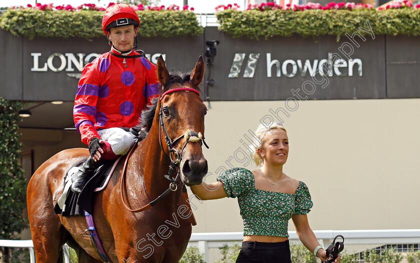 Dreamloper-0006 
 DREAMLOPER (Oisin Muprhy) after The British Racecourses Join Sunflower Lanyard Scheme Valiant Stakes
Ascot 23 Jul 2021 - Pic Steven Cargill / Racingfotos.com