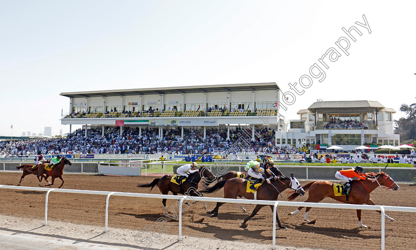 Aridity-0003 
 ARIDITY (Bernardo Pinheiro) wins The Commercial Bank Of Dubai Handicap Jebel Ali 9 Mar 2018 - Pic Steven Cargill / Racingfotos.com