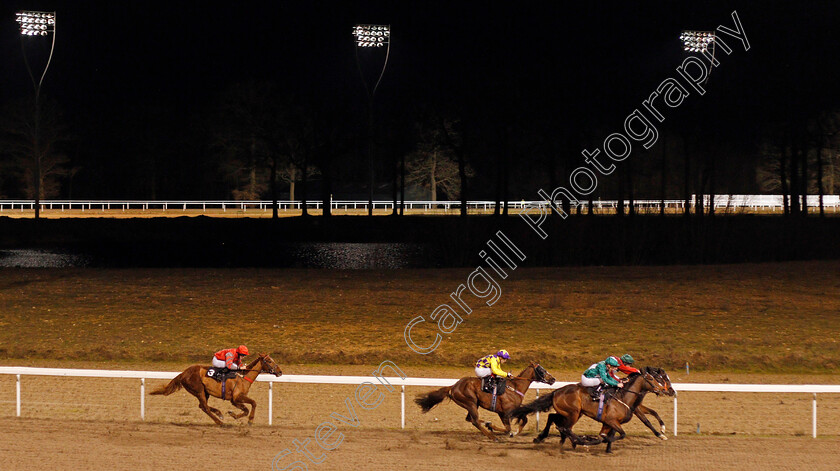 Xian-Express-0003 
 XIAN EXPRESS (yellow, Ben Curtis) wins The Bet totequadpot At totesport.com Selling Stakes
Chelmsford 11 Jan 2020 - Pic Steven Cargill / Racingfotos.com