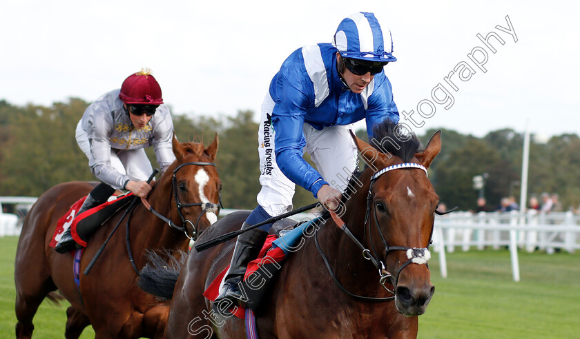 Wadilsafa-0010 
 WADILSAFA (Jim Crowley) wins The Smarkets Fortune Stakes
Sandown 19 Sep 2018 - Pic Steven Cargill / Racingfotos.com