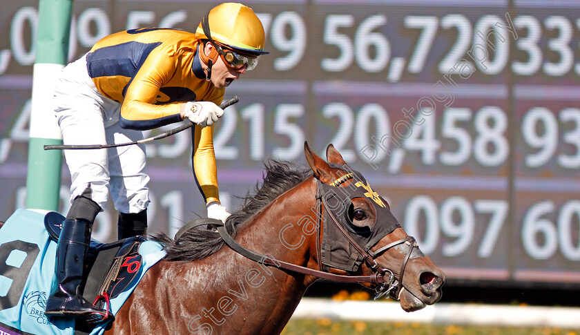 Four-Wheel-Drive-0011 
 FOUR WHEEL DRIVE (Irad Ortiz) wins The Breeders' Cup Juvenile Turf Sprint
Santa Anita USA 1 Nov 2019 - Pic Steven Cargill / Racingfotos.com