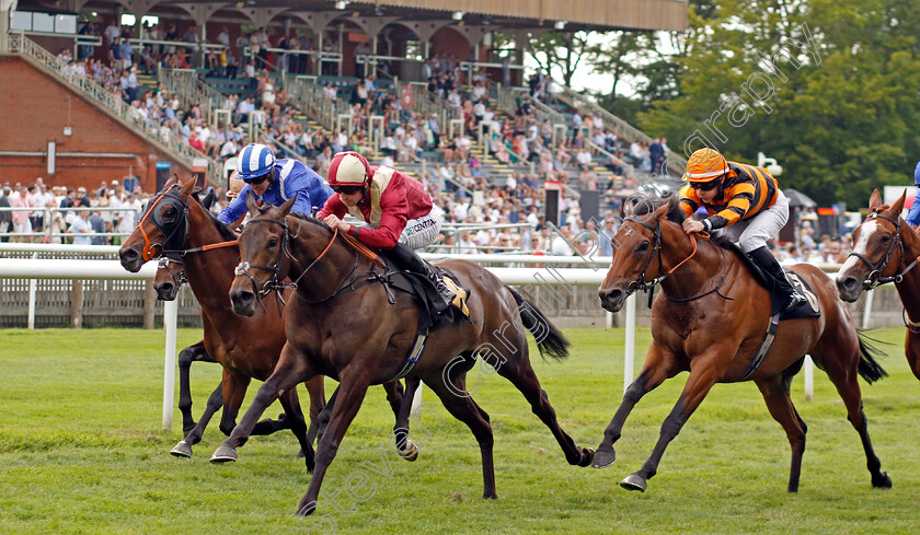 Bint-Al-Daar-0002 
 BINT AL DAAR (Jack Mitchell) beats MAJESTIC (right) in The National Stud Handicap
Newmarket 29 Jun 2024 - Pic Steven Cargill / Racingfotos.com