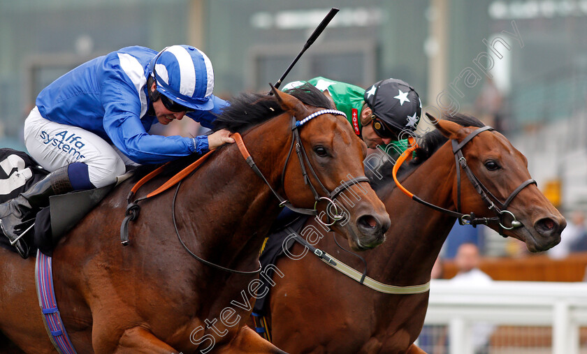 Khanjar-0006 
 KHANJAR (left, Jim Crowley) beats STUBBLE FIELD (right) in The Hoof It For PRD British EBF Restricted Novice Stakes
Ascot 3 Sep 2021 - Pic Steven Cargill / Racingfotos.com