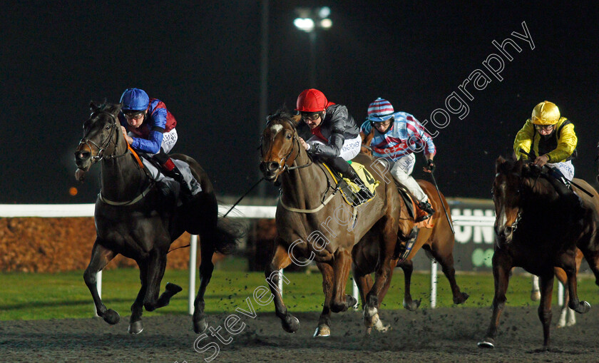 Confrerie-0002 
 CONFRERIE (left, Adam Kirby) beats LIGHTNING ATTACK (centre) in The Join Racing TV Now Handicap Div1
Kempton 13 Jan 2021 - Pic Steven Cargill / Racingfotos.com