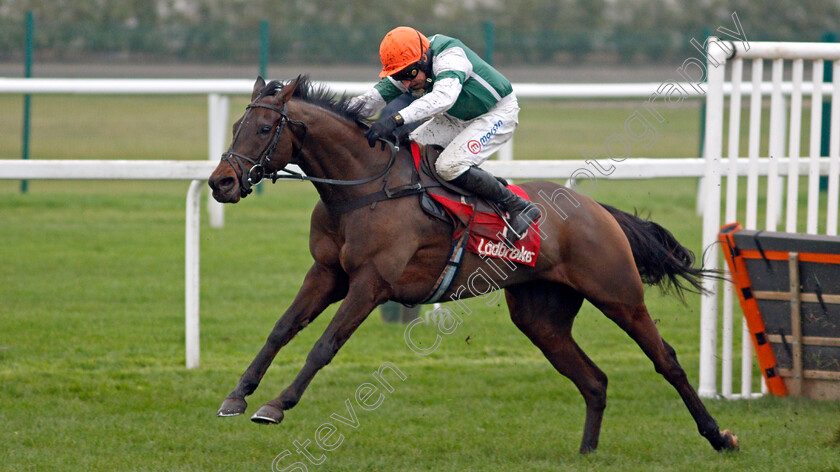 Flash-The-Steel-0003 
 FLASH THE STEEL (Harry Skelton) wins The Get Your Ladbrokes £1 Free Bet Today Handicap Hurdle
Newbury 28 Nov 2020 - Pic Steven Cargill / Racingfotos.com