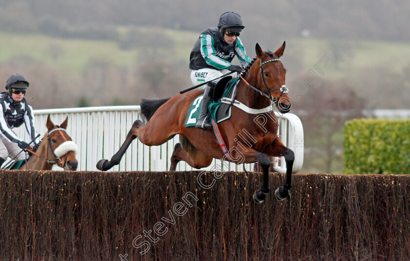 Pym-0002 
 PYM (Nico de Boinville) wins The International Decorative Surfaces Novices Chase
Cheltenham 13 Dec 2019 - Pic Steven Cargill / Racingfotos.com