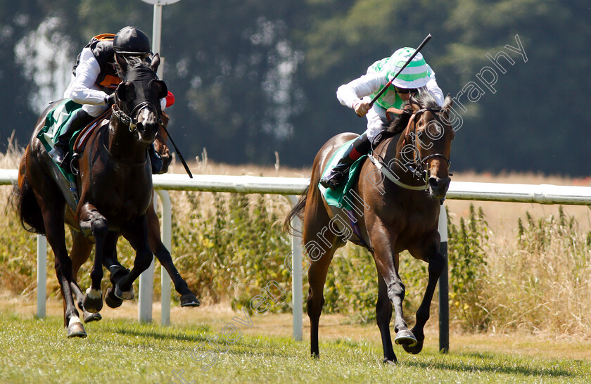 Go-Annie-Go-0002 
 GO ANNIE GO (Brett Doyle) beats INDUCT (left) in The Get Daily Tips At Racinguk.com Selling Stakes
Thirsk 4 Jul 2018 - Pic Steven Cargill / Racingfotos.com