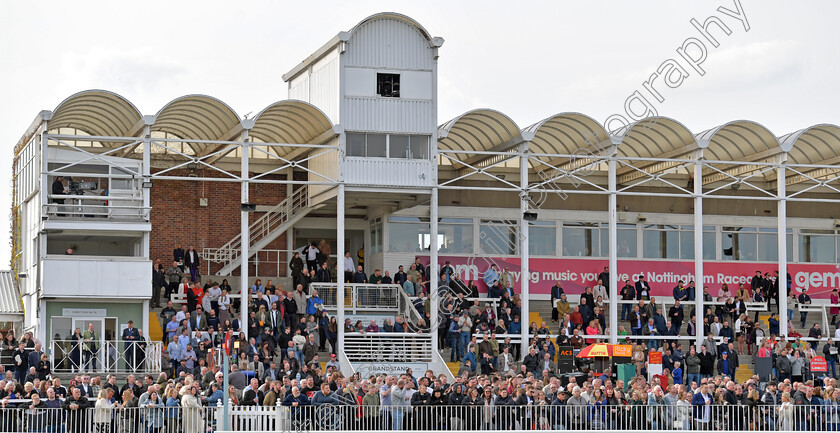 Grandstand-0001 
 Grandstand
Nottingham 22 Apr 2023 - pic Steven Cargill / Becky Bailey / Racingfotos.com