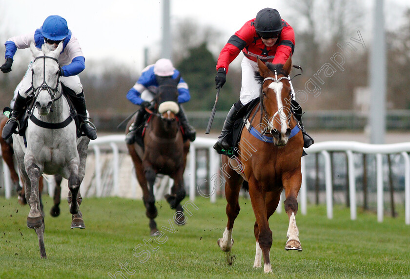 Big-Time-Dancer-0003 
 BIG TIME DANCER (right, Jonjo O'Neill Jr) beats SOLOMON GREY (left) in The Unibet Lanzarote Handicap Hurdle
Kempton 12 Jan 2019 - Pic Steven Cargill / Racingfotos.com