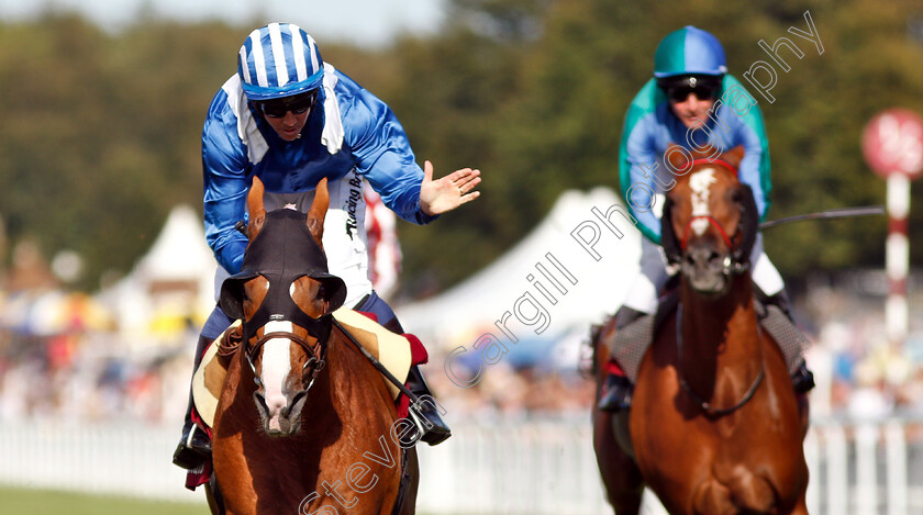 Muraaqib-0005 
 MURAAQIB (Jim Crowley) wins The Qatar International Stakes
Goodwood 1 Aug 2018 - Pic Steven Cargill / Racingfotos.com