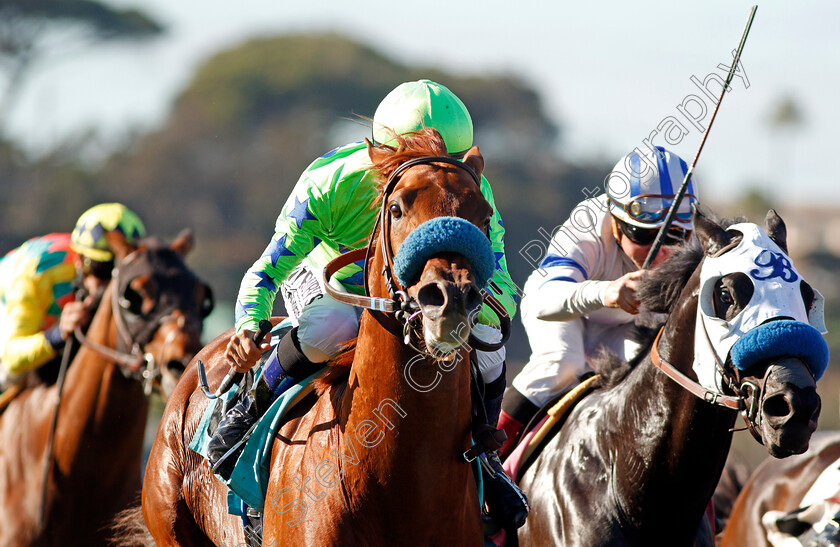 He-Will-0002 
 HE WILL (Mike Smith) wins The Lure Stakes, Del Mar USA 2 Nov 2017 - Pic Steven Cargill / Racingfotos.com