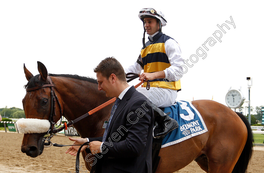 Amade-0014 
 AMADE (Flavien Prat) after The Belmont Gold Cup Invitational
Belmont Park USA, 7 Jun 2019 - Pic Steven Cargill / Racingfotos.com