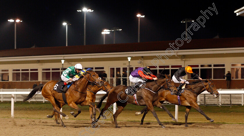 Companionship-0003 
 COMPANIONSHIP (centre, Tom Marquand) beats MS GANDHI (left) and QUENELLE D'OR (right) in The EBF Fillies Novice Stakes
Chelmsford 27 Nov 2020 - Pic Steven Cargill / Racingfotos.com