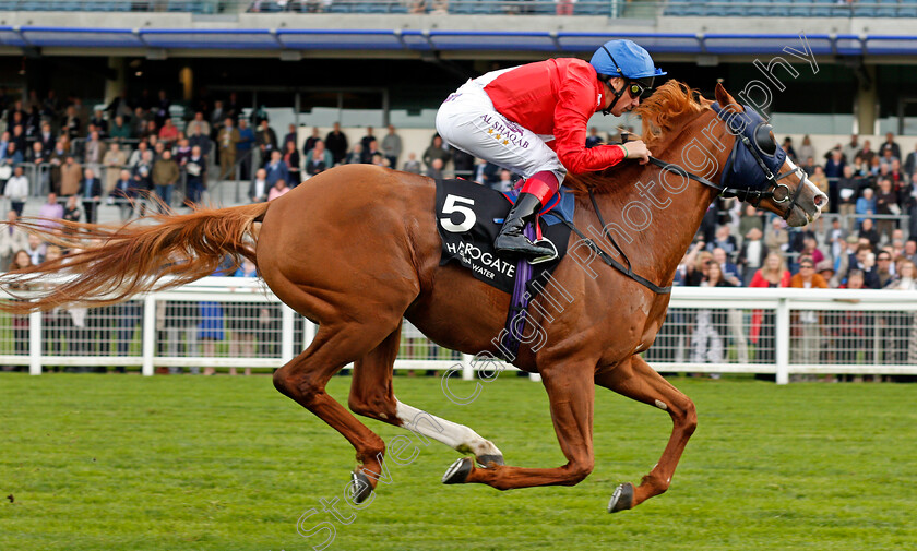 Nobly-Born-0005 
 NOBLY BORN (Frankie Dettori) wins The Original Harrogate Water Handicap Ascot 6 Oct 2017 - Pic Steven Cargill / Racingfotos.com