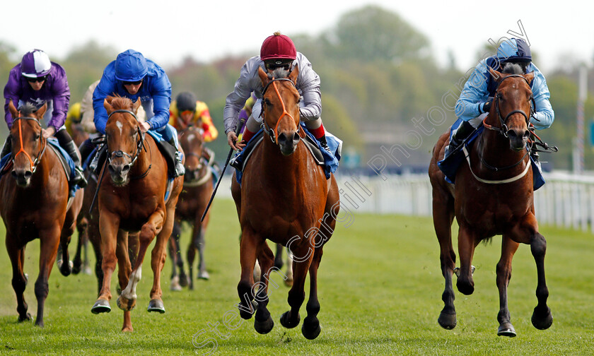 Lusail-0006 
 LUSAIL (centre, Andrea Atzeni) beats MATTICE (right) in The Constant Security ebfstallions.com Maiden Stakes
York 13 May 2021 - Pic Steven Cargill / Racingfotos.com