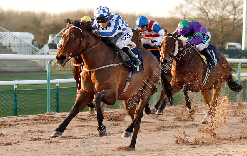 Divine-Call-0003 
 DIVINE CALL (Hollie Doyle) wins The Betway Heed Your Hunch Handicap
Southwell 11 Dec 2018 - Pic Steven Cargill / Racingfotos.com