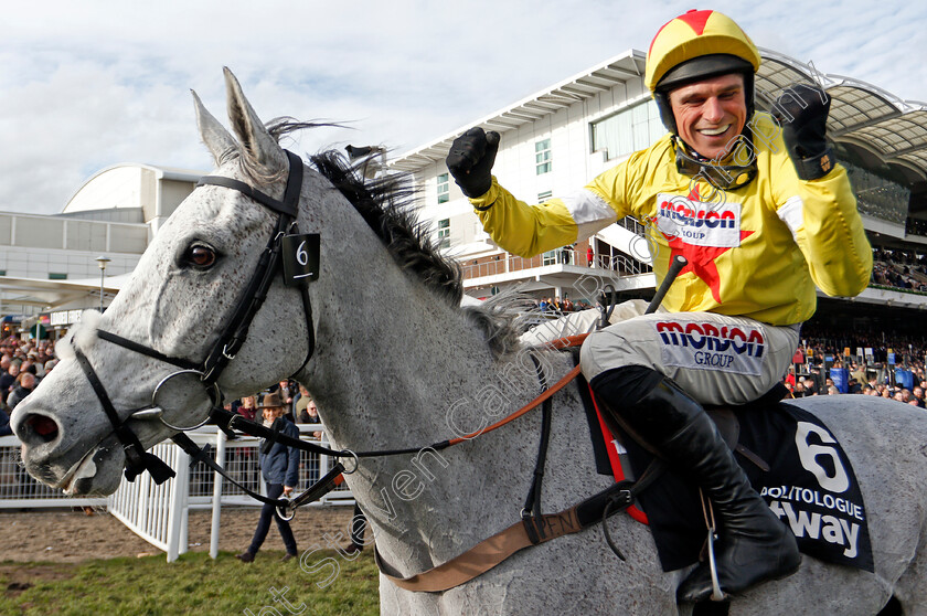 Politologue-0011 
 POLITOLOGUE (Harry Skelton) after The Betway Queen Mother Champion Chase
Cheltenham 11 Mar 2020 - Pic Steven Cargill / Racingfotos.com