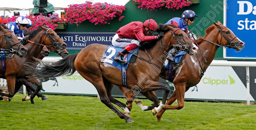 Cruyff-Turn-0003 
 CRUYFF TURN (right, David Allan) beats MAGICAL MORNING (centre) in The Clipper Logistics Handicap
York 19 Aug 2021 - Pic Steven Cargill / Racingfotos.com