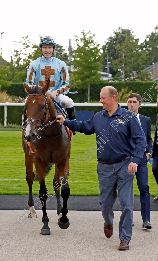 Zoukster-0008 
 ZOUKSTER (Hector Crouch) winner of The BetVictor Handicap
Newbury 27 Jul 2023 - Pic Steven Cargill / Racingfotos.com