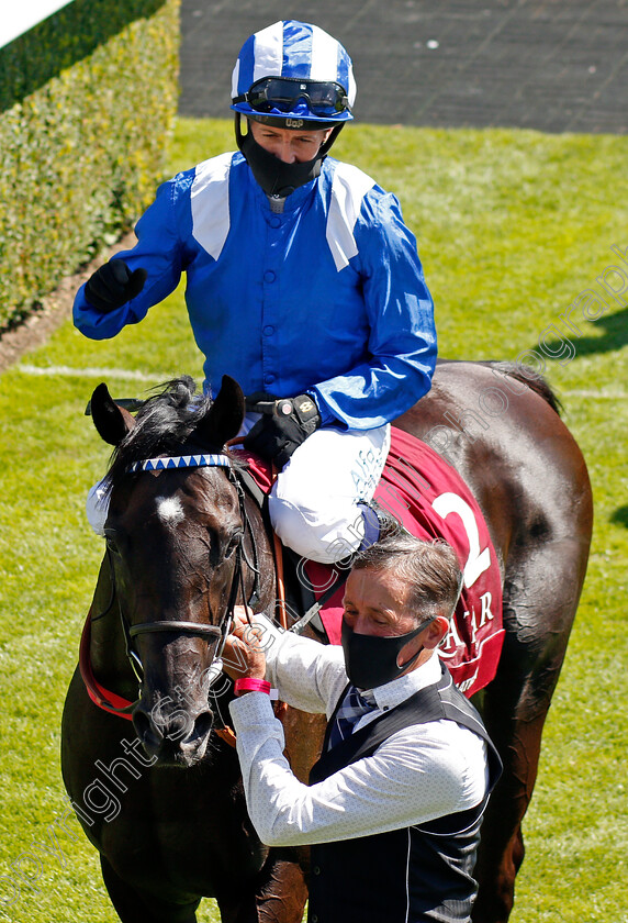 Mohaather-0013 
 MOHAATHER (Jim Crowley) after The Qatar Sussex Stakes
Goodwood 29 Jul 2020 - Pic Steven Cargill / Racingfotos.com