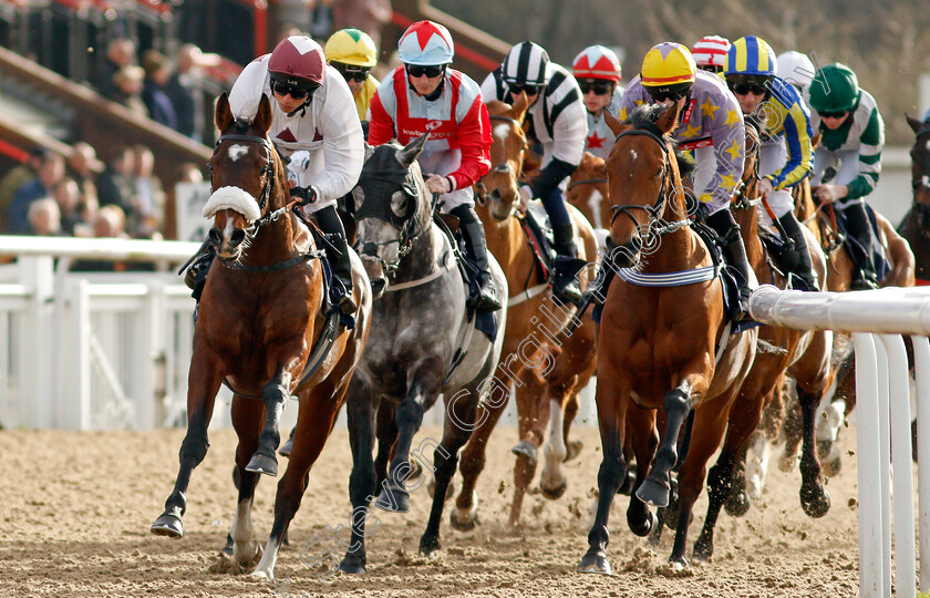 Mawkeb-and-Bakersboy-0001 
 MAWKEB (left, Frederik Larson) with BAKERSBOY (right, Josephine Gordon)
Wolverhampton 12 Mar 2022 - Pic Steven Cargill / Racingfotos.com