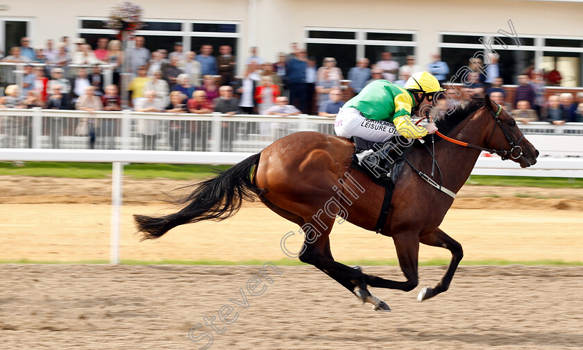 Eirene-0004 
 EIRENE (Robert Winston) wins The Greene King IPA Fillies Stakes
Chelmsford 30 Aug 2018 - Pic Steven Cargill / Racingfotos.com