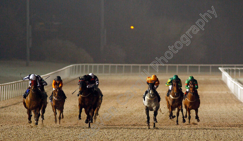 Owhatanight-0002 
 OWHATANIGHT (grey, Daniel Muscutt) wins The Bombardier Selling Handicap
Wolverhampton 7 Jan 2021 - Pic Steven Cargill / Racingfotos.com