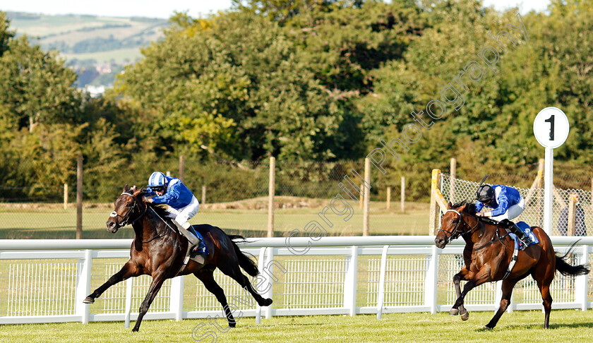 Baashir-0001 
 BAASHIR (Martin Dwyer) beats ANJAH (right) in The Every Race Live On Racing TV Novice Stakes Div2
Salisbury 11 Jul 2020 - Pic Steven Cargill / Racingfotos.com