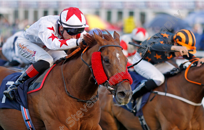 Fantasy-Master-0001 
 FANTASY MASTER (David Egan) wins The Hilton Garden Inn Handicap
Doncaster 13 Sep 2024 - Pic Steven Cargill / Racingfotos.com