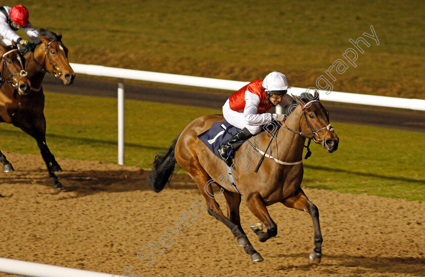 Night-Narcissus-0003 
 NIGHT NARCISSUS (Liam Keniry) wins The Play Ladbrokes 5-A-Side On Football Fillies Novice Stakes
Wolverhampton 11 Jan 2021 - Pic Steven Cargill / Racingfotos.com