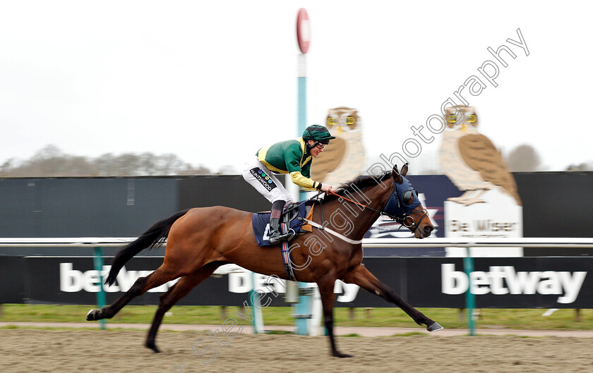 Navajo-Star-0005 
 NAVAJO STAR (William Carver) wins The Betway Stayers Apprentice Handicap
Lingfield 2 Mar 2019 - Pic Steven Cargill / Racingfotos.com