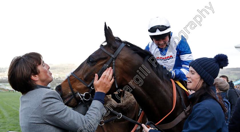 Frodon-0012 
 FRODON (Bryony Frost) after the Ryanair Chase
Cheltenham 14 Mar 2019 - Pic Steven Cargill / Racingfotos.com