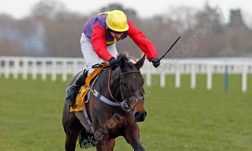 Dashel-Drasher-0007 
 DASHEL DRASHER (Matt Griffiths) wins The Betfair Ascot Chase
Ascot 20 Feb 2021 - Pic Steven Cargill / Racingfotos.com