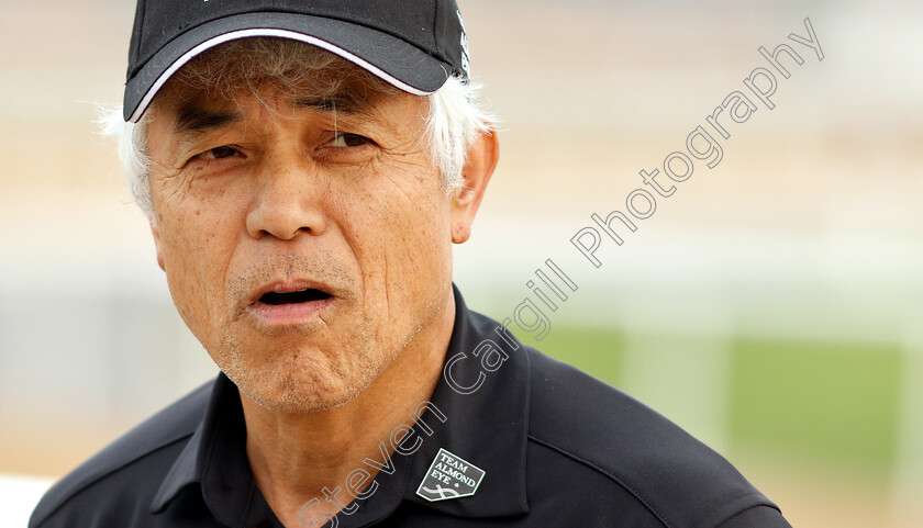 Sakae-Kunieda-0001 
 SAKAE KUNIEDA trainer of Almond Eye
Meydan 27 Mar 2019 - Pic Steven Cargill / Racingfotos.com