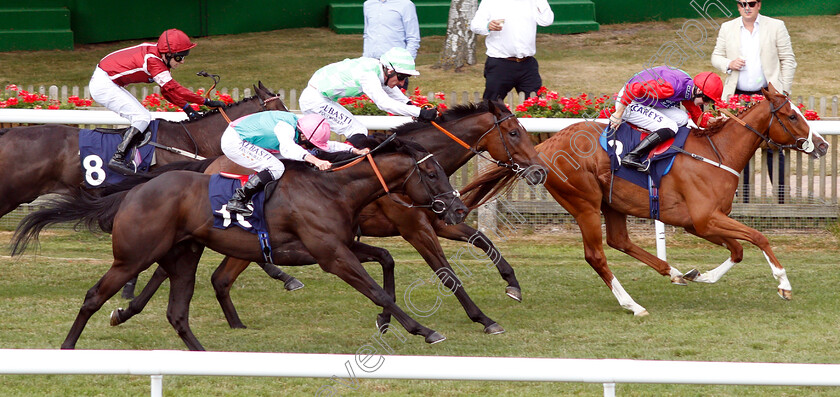 Prevent-0003 
 PREVENT (left, Ryan Moore) beats AIRSHOW (right) and THE ESTABLISHMENT (centre) in The Enhanced World Cup Prices At 188bet Handicap
Newmarket 28 Jun 2018 - Pic Steven Cargill / Racingfotos.com