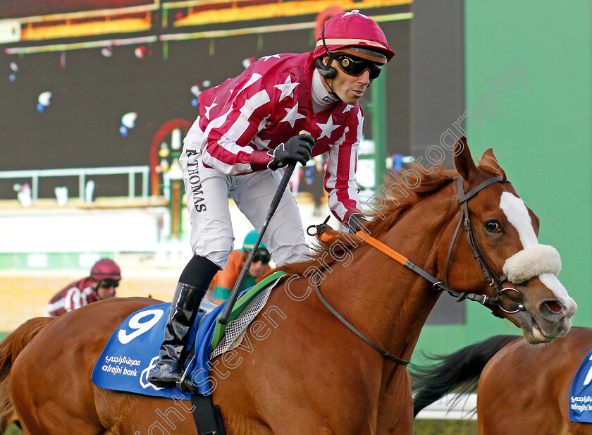 Lauderdale-0002 
 LAUDERDALE (R Thomas) wins The Saudi International Handicap
King Abdulaziz RaceCourse, Riyadh, Saudi Arabia 25 Feb 2022 - Pic Steven Cargill / Racingfotos.com