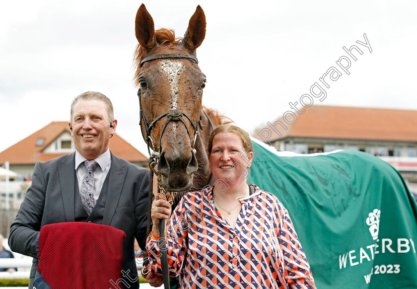 Savethelastdance-0014 
 SAVETHELASTDANCE winner of The Weatherbys Digital Solutions Cheshire Oaks
Chester 10 May 2023 - Pic Steven Cargill / Racingfotos.com