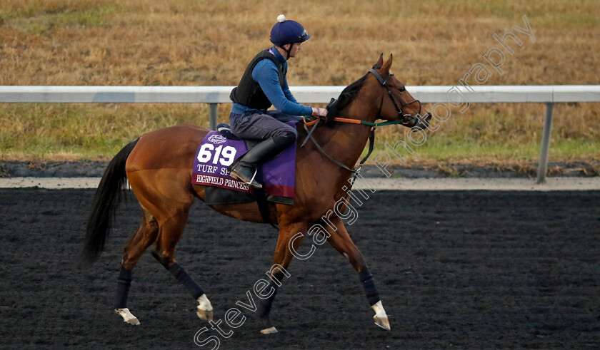 Highfield-Princess-0005 
 HIGHFIELD PRINCESS training for the Breeders' Cup Turf Sprint
Keeneland USA 1 Nov 2022 - Pic Steven Cargill / Racingfotos.com