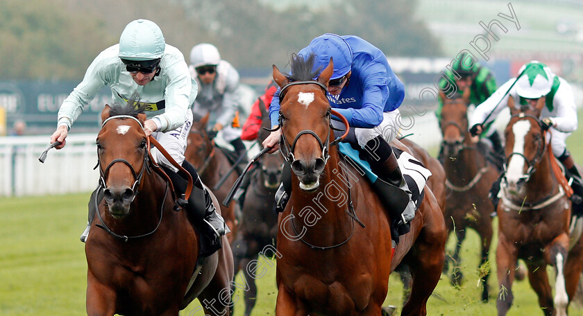 Setting-Sail-0001 
 SETTING SAIL (right, James Doyle) beats MT AUGUSTUS (left) in The Get 1/4 Odds At 188bet Future Stayers Maiden Stakes Goodwood 27 Sep2017 - Pic Steven Cargill / Racingfotos.com