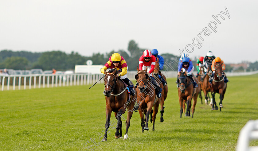 The-Thunderer-0001 
 THE THUNDERER (Jack Mitchell) wins The Quinnbet Best Odds Guaranteed Maiden Handicap
Yarmouth 14 Jul 2021 - Pic Steven Cargill / Racingfotos.com