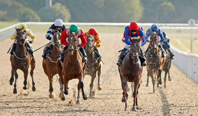 Light-Lily-0003 
 LIGHT LILY (right, George Rooke) beats CHIARODILUNA (green cap) in The Final Furlong Podcast Apprentice Handicap
Wolverhampton 11 Aug 2020 - Pic Steven Cargill / Racingfotos.com