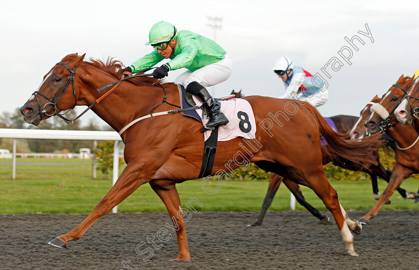 Tuscany-0005 
 TUSCANY (Raul Da Silva) wins The Racing UK Profits Returned To Racing Handicap Kempton 4 Oct 2017 - Pic Steven Cargill / Racingfotos.com