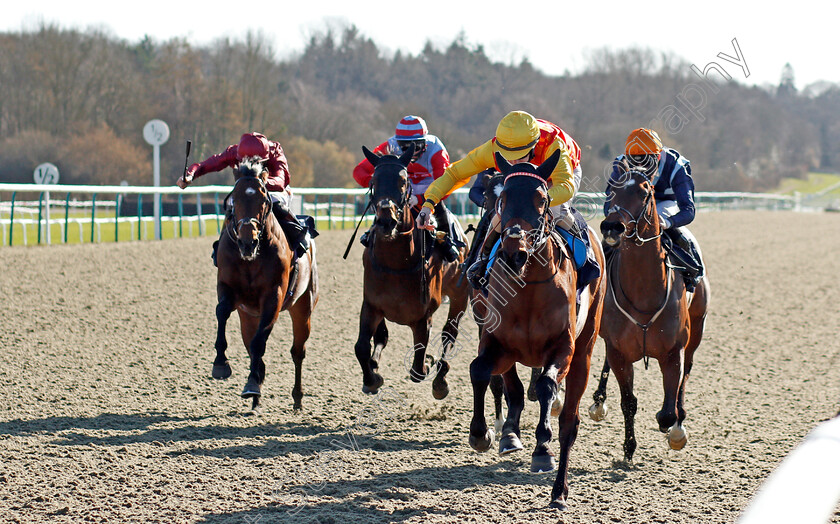 Nellie-Moon-0002 
 NELLIE MOON (Richard Kingscote) wins The Play Ladbrokes 5-A-Side On Football Novice Stakes
Lingfield 26 Feb 2021 - Pic Steven Cargill / Racingfotos.com