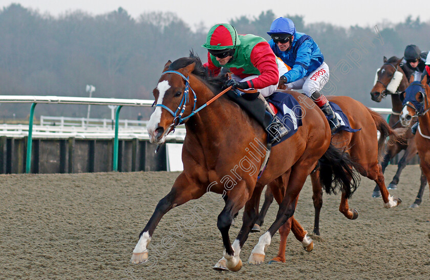 Roy s-Legacy-0004 
 ROY'S LEGACY (Charlie Bennett) wins The Betway Dash Handicap Lingfield 3 Mar 2018 - Pic Steven Cargill / Racingfotos.com