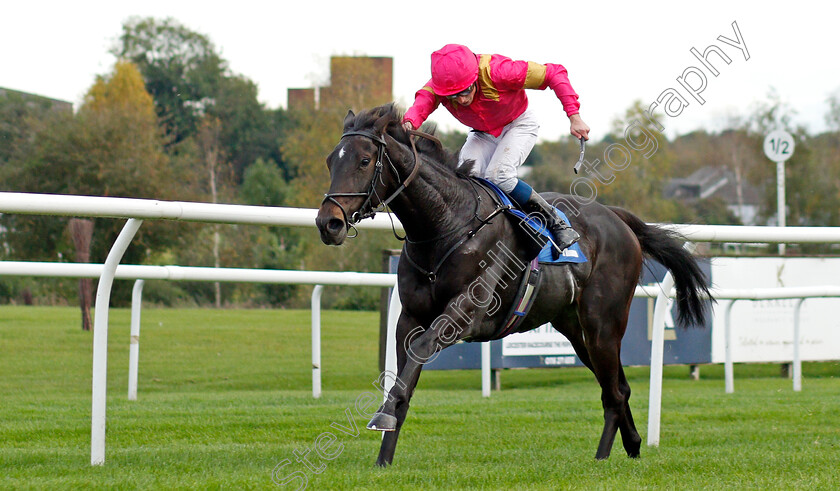 Kentucky-Kitten-0003 
 KENTUCKY KITTEN (William Buick) wins The Visit racingtv.com Handicap 
Leicester 12 Oct 2021 - Pic Steven Cargill / Racingfotos.com