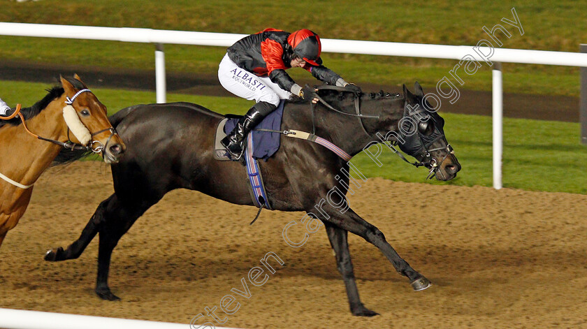 Zapper-Cass-0003 
 ZAPPER CASS (Tom Marquand) wins The Betway Casino Handicap Div1
Wolverhampton 5 Dec 2020 - Pic Steven Cargill / Racingfotos.com