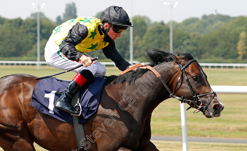 Aussie-Stormer-0004 
 AUSSIE STORMER (Shane Kelly) wins The Visit attheraces.com Novice Stakes
Wolverhampton 11 Aug 2020 - Pic Steven Cargill / Racingfotos.com